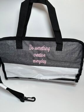 Thirty-One Get Creative Crossbody Organizer NWT | Craft Storage Clear Pocket